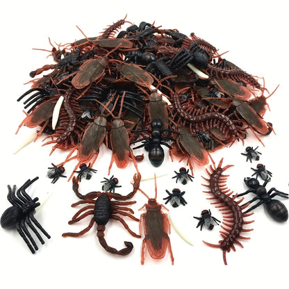 Fake Cockroach Toy – Realistic Prank Insect 50-Piece Set