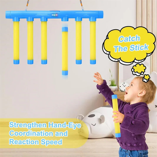 Falling Sticks Game – Kids Reaction and Catching Training Toy