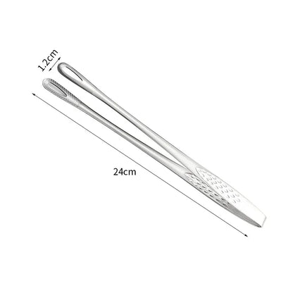 2 in 1 Kitchen Tongs with Silicone Spatula for Flipping and Gripping