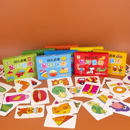 Card Matching Puzzle – 32 Pcs Animal Early Learning Game