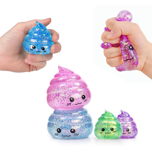 Poo Stress Ball – Squishy Fidget Stress Relief Toy for Adults
