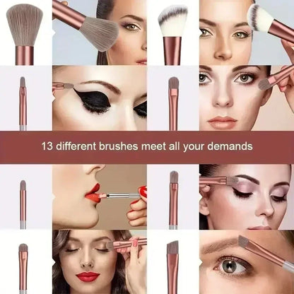 Makeup Brush Set, Soft Foundation, Eyeshadow & Blending Brushes