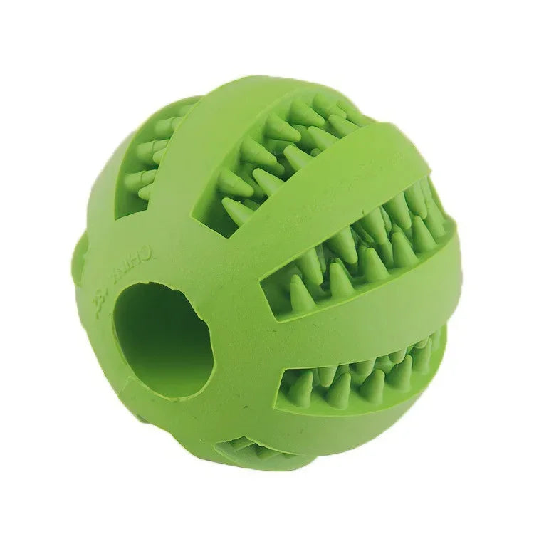 Dog Treat Dispensing Ball – Rubber Chew Toy for Dogs & Puppies