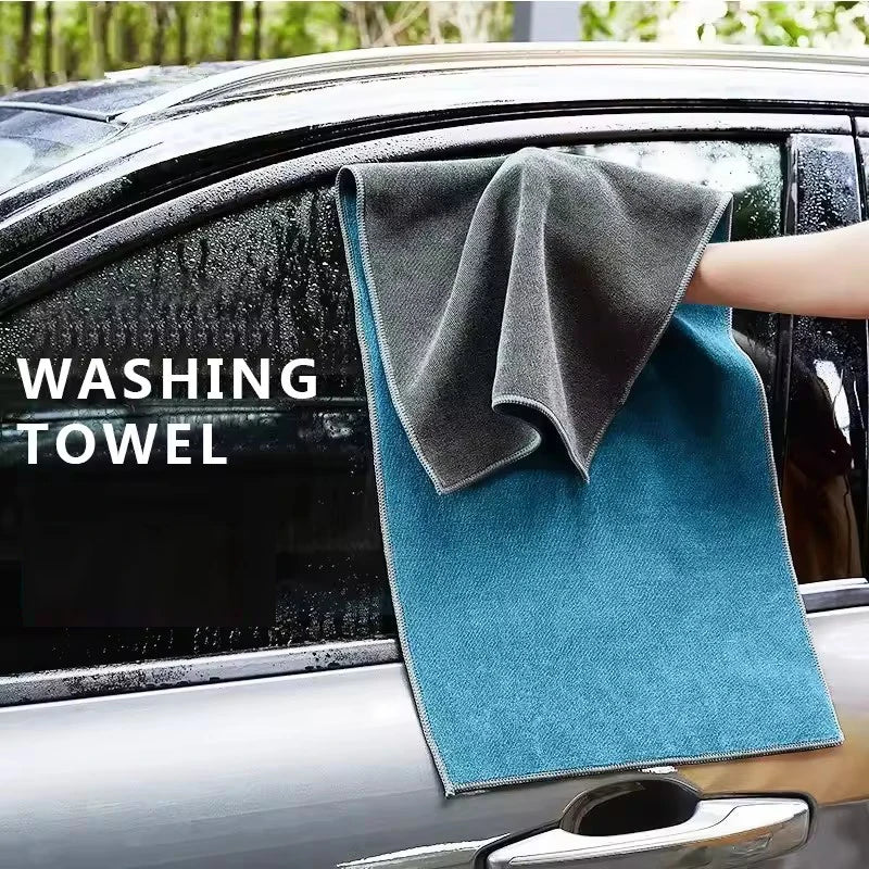 Microfiber Car Cleaning Towel Soft Double Layer Drying Cloth