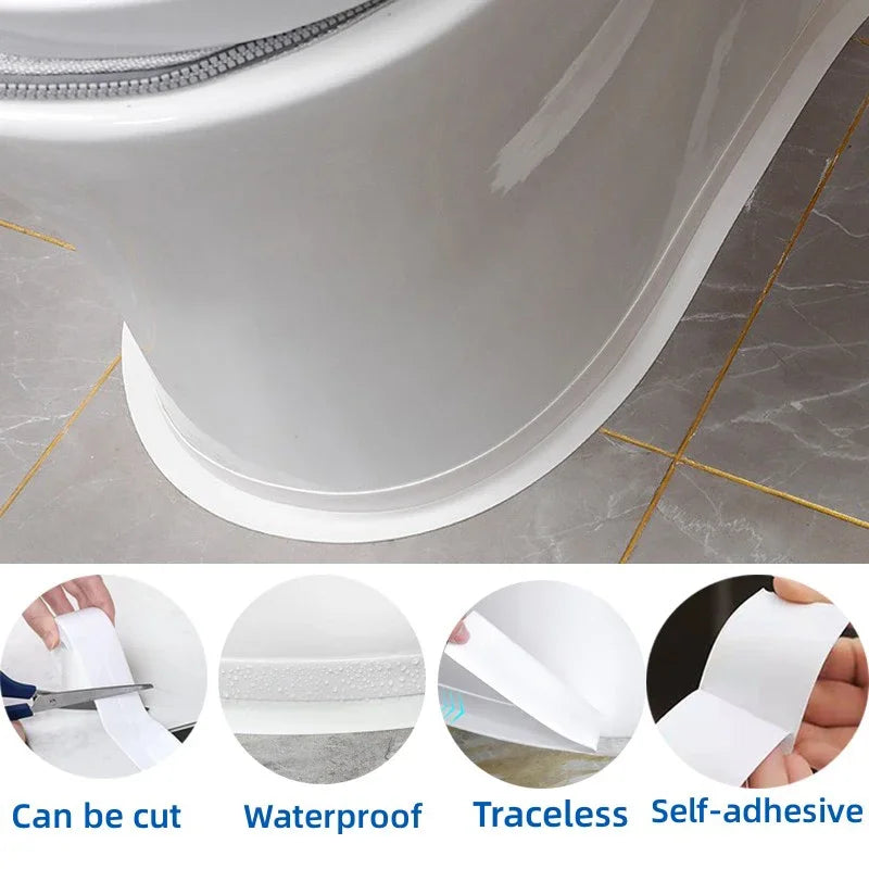 Waterproof Caulk Tape for Kitchen Sink, Bathroom and Bathtub