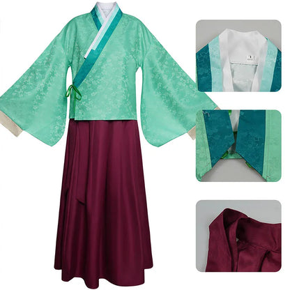 Women’s Anime Cosplay Costume – Kimono Top & Skirt Dress-Up Set