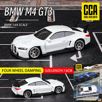 CCA 1:64 BMW M4 Z4 M850I M4 GT3 Exquisite Hanging Model Classic Car Static Car Model Alloy Die-Casting Car Model Collection Gift
