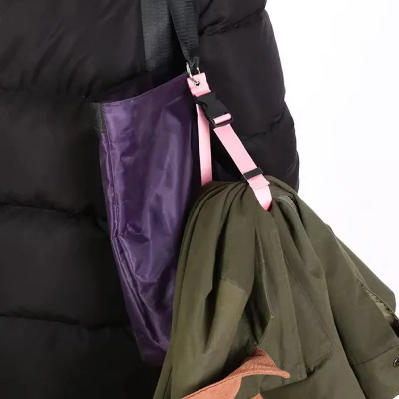Luggage Backpack Strap with Release Buckle and Add-A-Bag Holder
