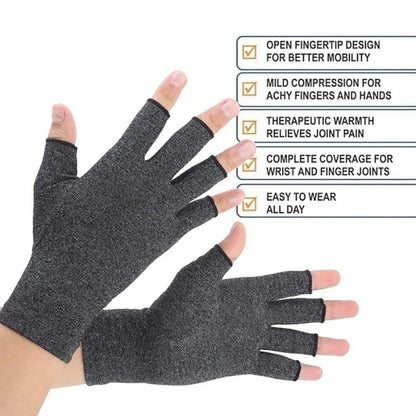 Fingerless Compression Gloves for Hand Support and Sports