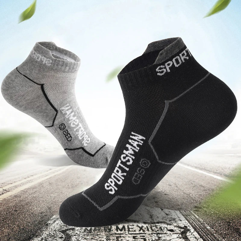 6 Pairs Men's Athletic Socks Breathable Low Cut Sports Socks
