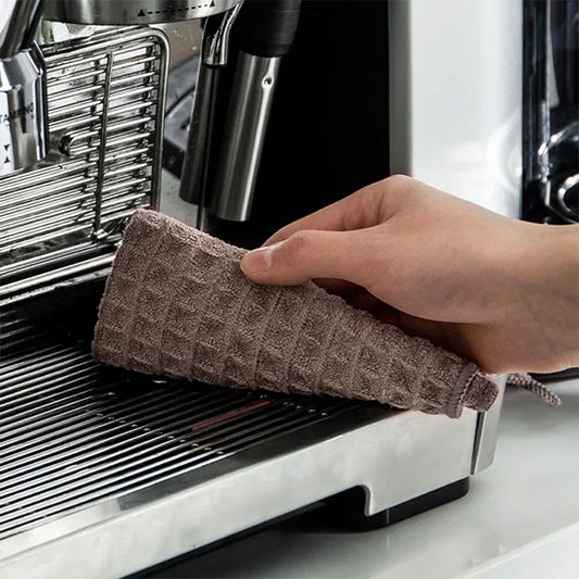 Coffee Machine Cleaning Cloth – Absorbent Microfiber Barista Towel