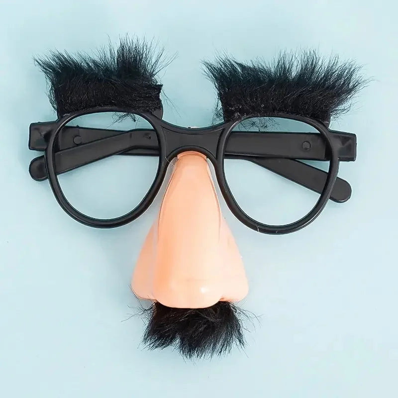 Halloween Costume Glasses with Eyelash, Nose & Beard