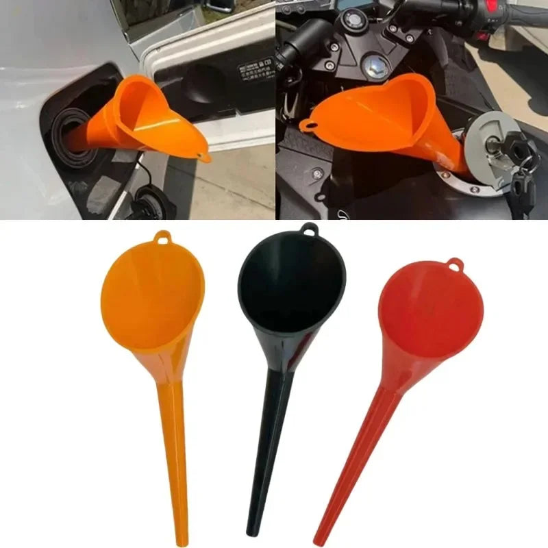 Long Stem Fuel Funnel – Anti-Splash Gasoline Oil Filling Tool