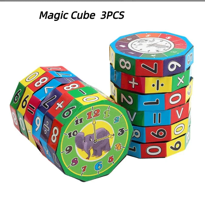 Math Learning Cube for Kids – Arithmetic Counting Educational Toy