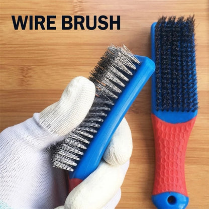 Stainless Steel Wire Brush for Rust, Paint and Metal Cleaning