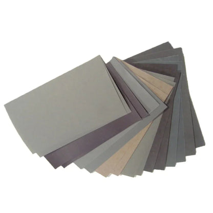 Wet Dry Sandpaper Set – 15PCS Assorted Grit Silicon Carbide Sheets