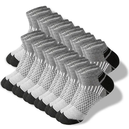 Men's Low Cut Socks – Comfortable Casual Socks, 6 or 12 Pairs