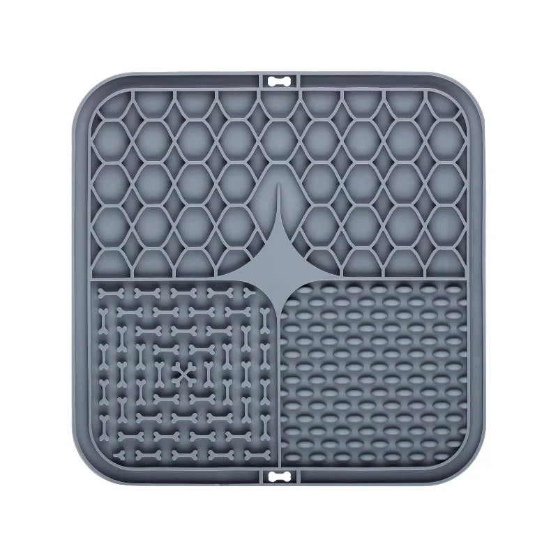 Dog Lick Mat for Slow Feeding, Training and Bath Time Distraction