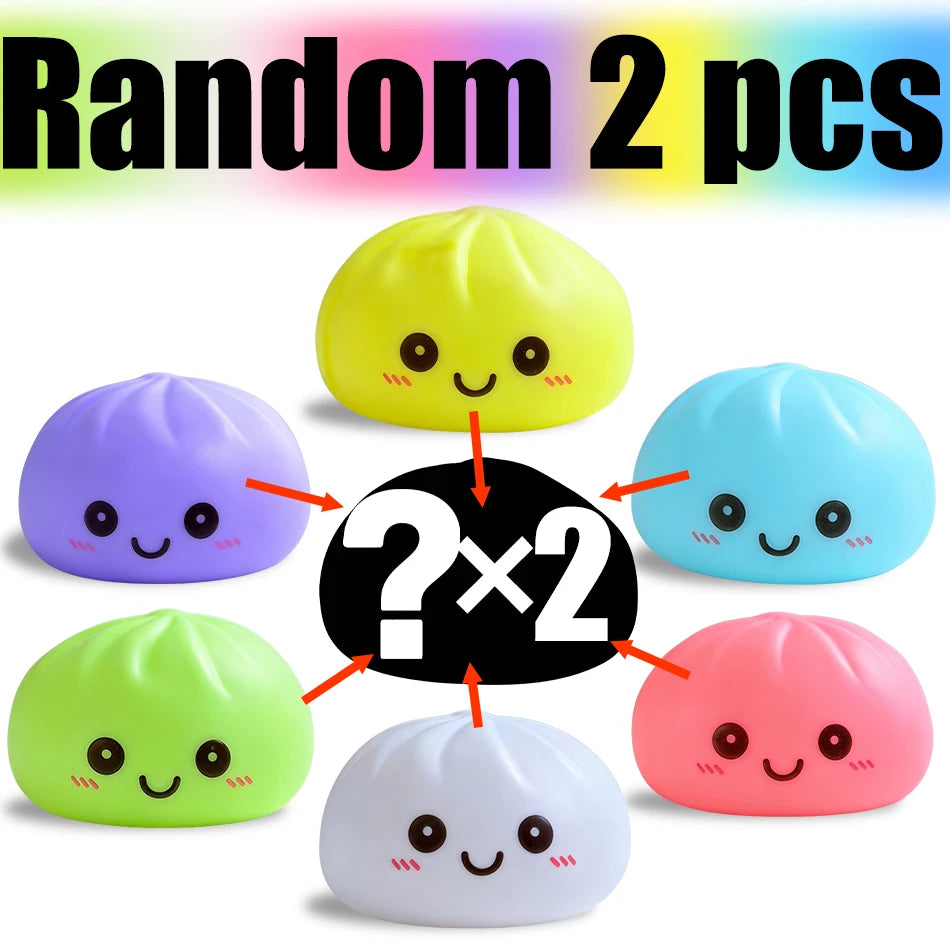 Dumpling Night Light, 8cm LED Cute Desktop Lamp