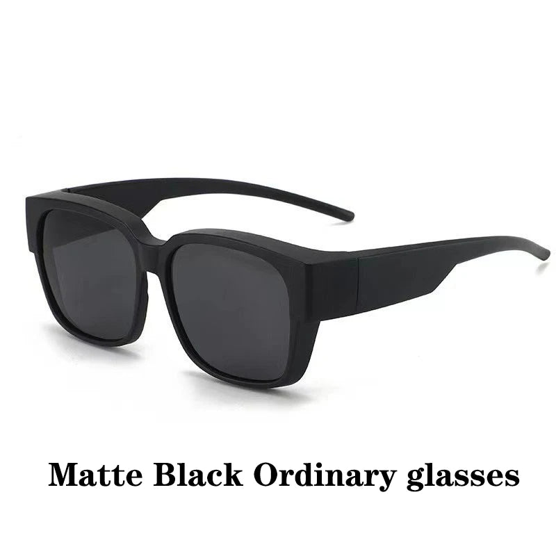 Cover Over Sunglasses for Prescription Glasses – Polarized Square Eyewear