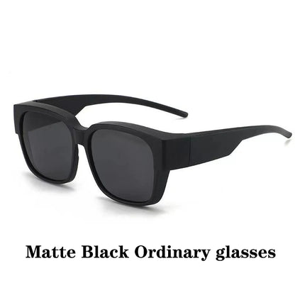 Cover Over Sunglasses for Prescription Glasses – Polarized Square Eyewear