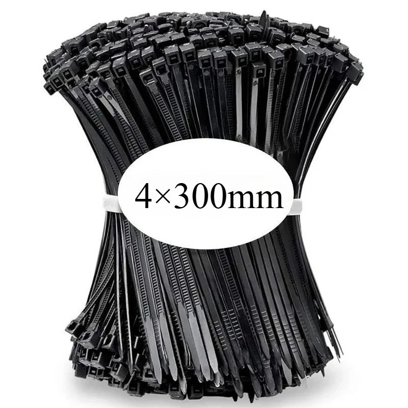 Nylon Cable Ties Self Locking Zip Ties for Cable Management