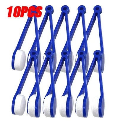 Portable Eyeglass Cleaning Brush – Microfiber Glasses Cleaning Tool