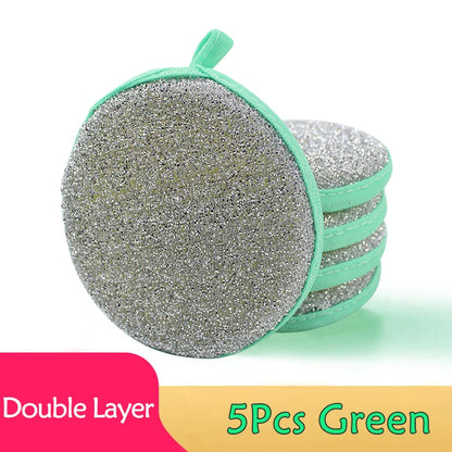 Double-Sided Dishwashing Sponge for Pots, Pans and Kitchen Cleaning