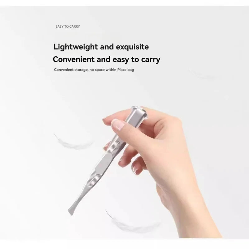 LED Eyebrow Tweezer – Lighted Stainless Steel Precision Tweezers