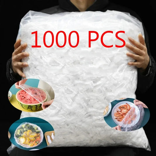Disposable Food Covers Elastic Plastic Bowl Covers for Kitchen Storage