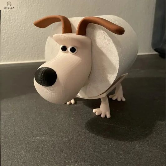 Puppy Toilet Holder – Cute Bathroom Storage Accessory