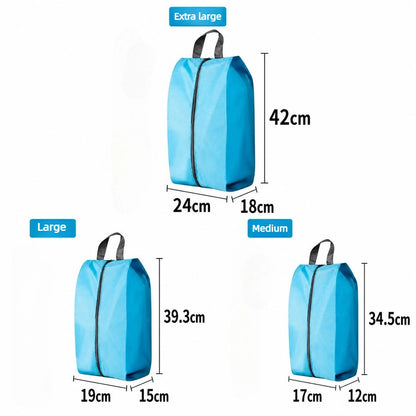 Travel Shoe Storage Bag – Waterproof Zipper Shoe Organizer Pouch