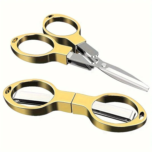 Folding Scissors – Portable Stainless Steel Travel Scissors
