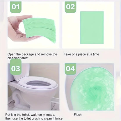 Toilet Cleaning Tablets – Deodorizing Scale Remover & Cleaner