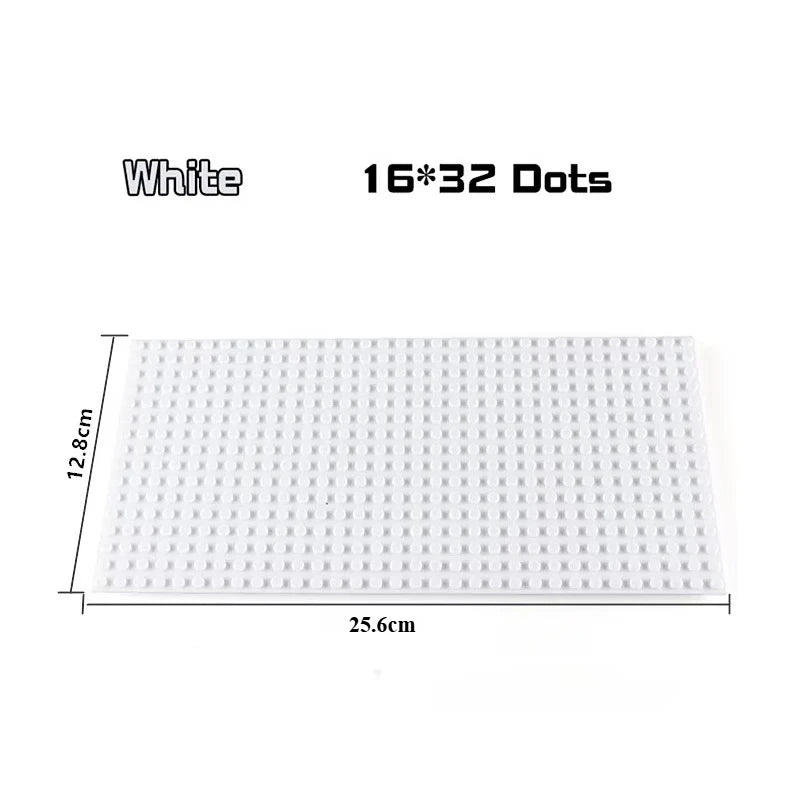 32x32x16x16 Dots Children DIY City Construction Base Plates  Plastic Splice Assembly Building Block Baseplate Entertainment Toys
