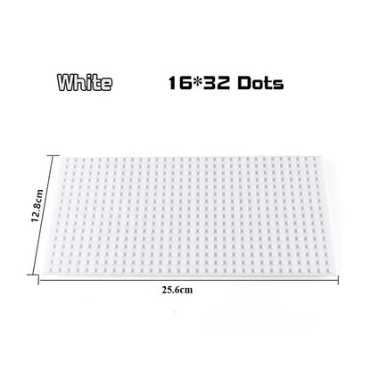 32x32x16x16 Dots Children DIY City Construction Base Plates  Plastic Splice Assembly Building Block Baseplate Entertainment Toys