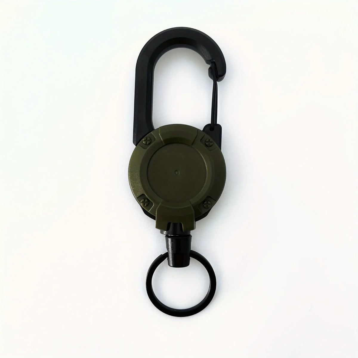 Retractable Keychain – Badge Reel with Carabiner Clip for Bags