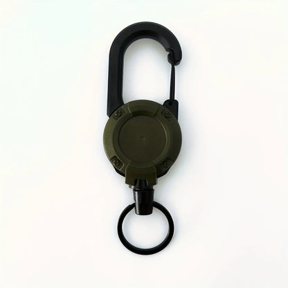 Retractable Keychain – Badge Reel with Carabiner Clip for Bags