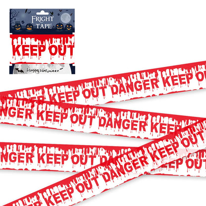 Halloween Warning Tape – Skull Design Spooky Party Decoration