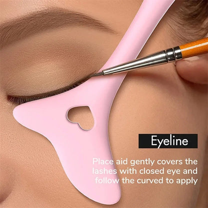 Eyeliner Stencil – Reusable Silicone Winged Eyeliner Makeup Tool