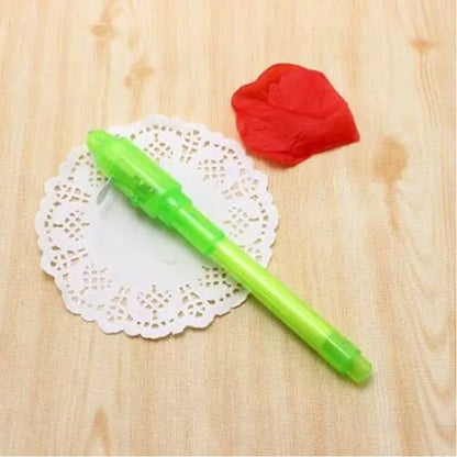 Invisible Ink Pen with UV Light for Secret Messages – 1/4PCS
