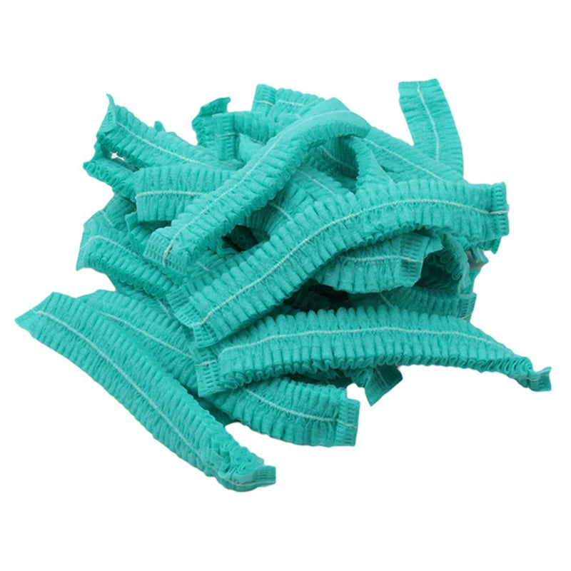 Disposable Shower Caps – 100 Pack Elastic Hair Covers