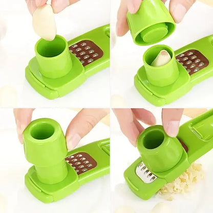 Manual Garlic Press – Mini Garlic Grinder and Mashing Tool