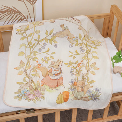 Baby Bath Towel – Soft Cotton Gauze Towel for Newborns