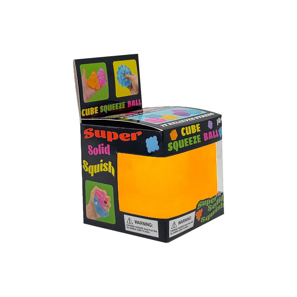 Slow Rising Fidget Cube – Soft Sensory Desk Toy for Adults & Teens