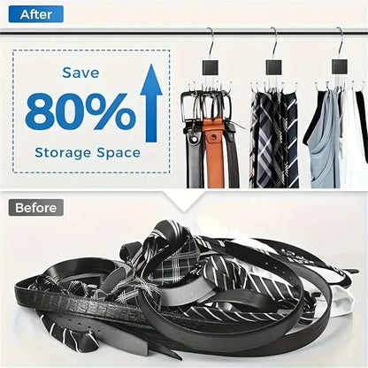 Rotating Storage Hanger – 360° Multi Hook Closet Organizer