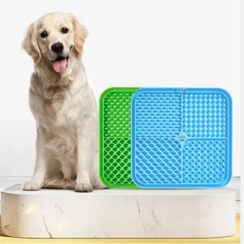 Dog Lick Mat for Slow Feeding, Training and Bath Time Distraction