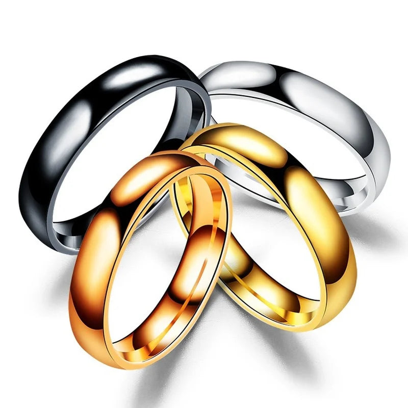 6mm Stainless Steel Wedding Band for Men and Women