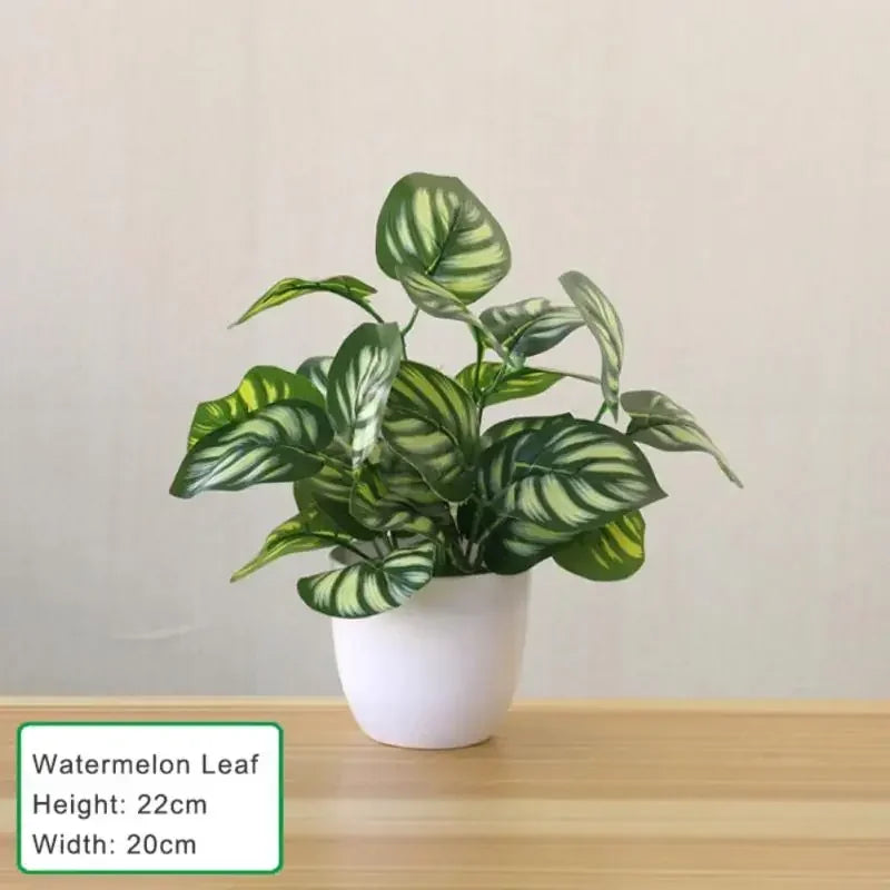 Artificial Plants Bonsai Fake Plants  Home Decoration Accessories  Plant  Plant Pot  Office Decoration  Living Room Decoration