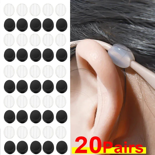 Silicone Glasses Ear Hooks Anti-Slip Temple Tips for Eyeglasses